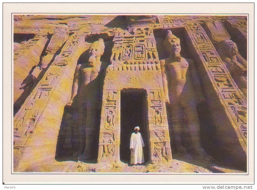 EGYPTE - TEMPLE D´ABU SIMBEL - VOIR SCAN VERSO - Temples D'Abou Simbel