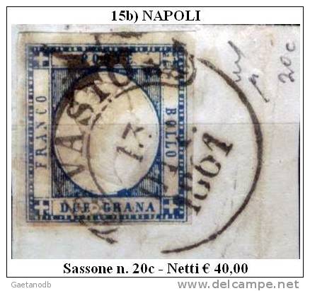 Napol-F00015b - Sassone: N. 20c (o) - Privo Di Difetti Occulti - Naples