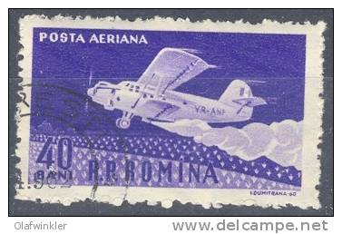 1960 Airmail 40 Bani Sc C82 / Y&T 114 / Mi 1864 Used/oblitere/gestempelt - Usado