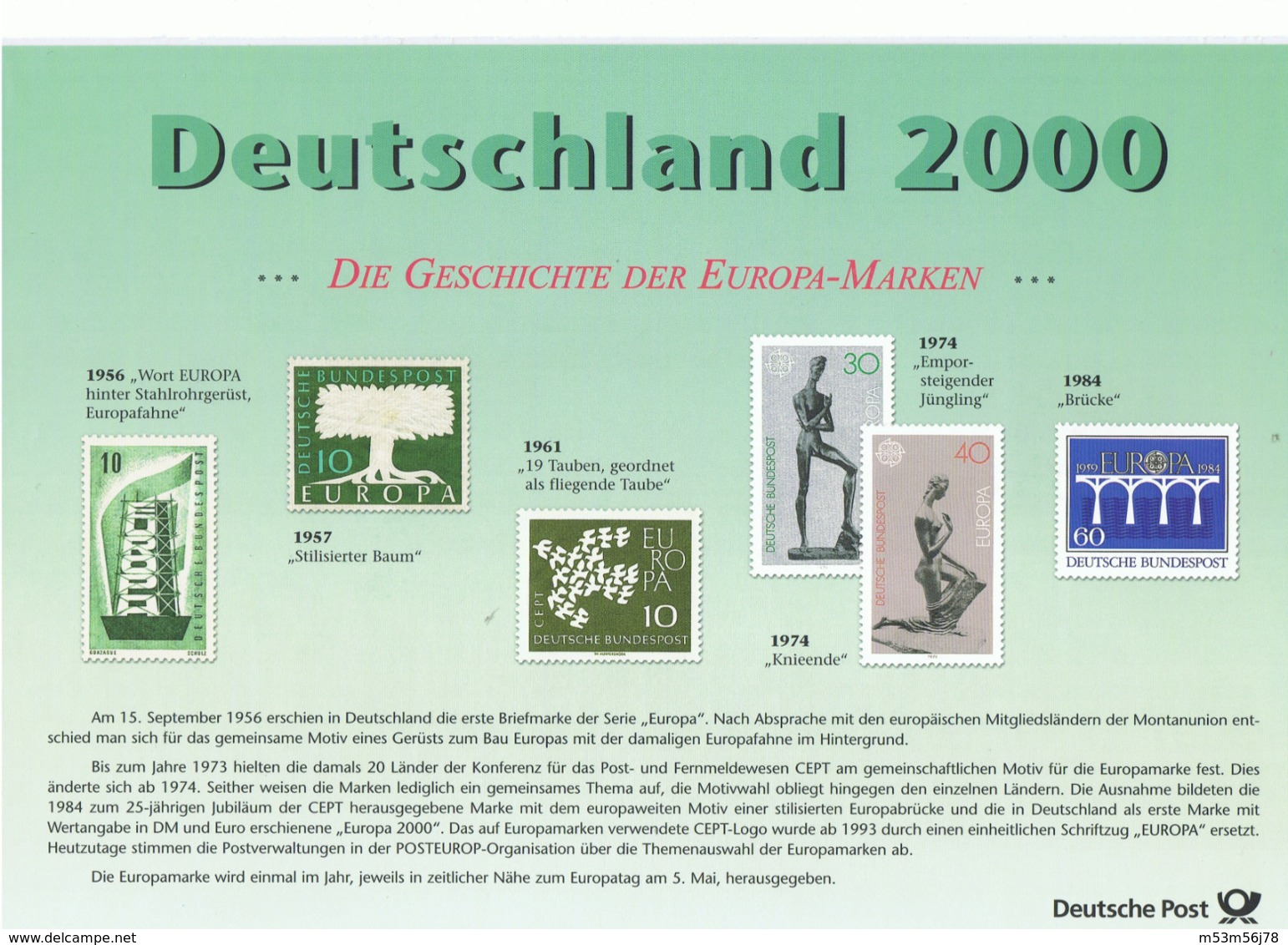 Deutsche Post - DM Satz 2000 In PP - Prägestätte D (München) - Mint Sets & Proof Sets