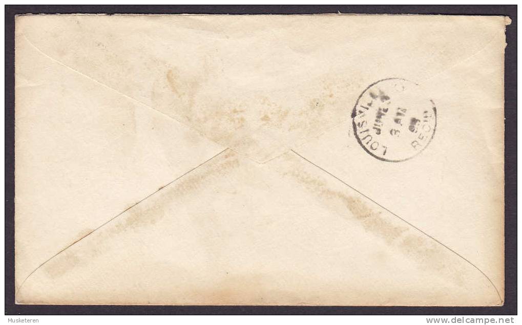 United States Postal Stationery Ganzsache H.H. BUQUO General Merchant ERIN Tenn. 1898 Cover To LOUISVILLE - ...-1900