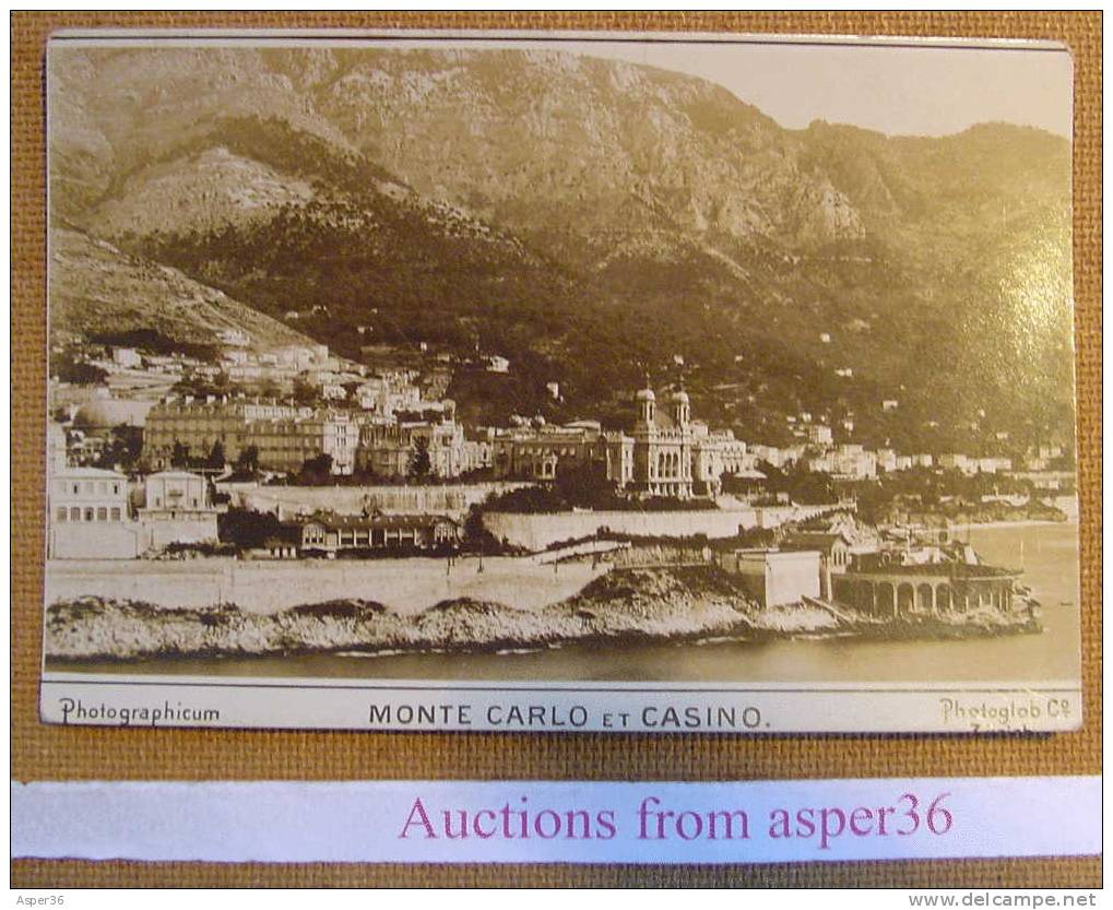 Monte Carlo Et Casino (Chocolat Tobler) - Autres & Non Classés