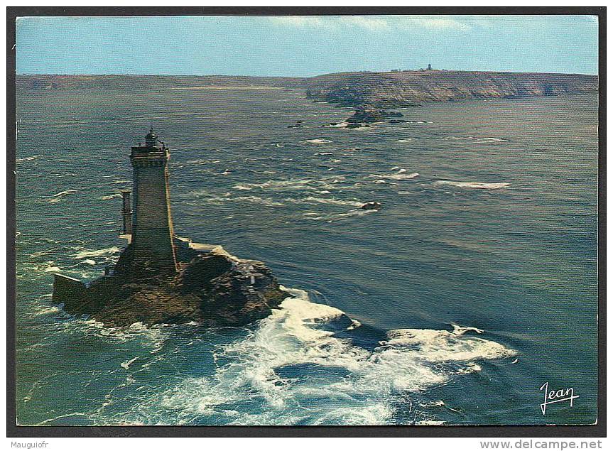 DF / 29 FINISTERE LA POINTE DU RAZ  LE PHARE DE LA VIEILLE + AU DOS : CACHET REPRESENTANT LE PHARE - Autres & Non Classés