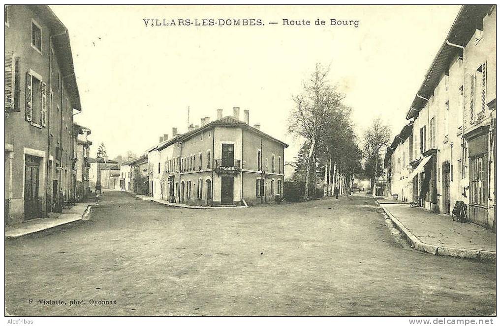 01 AIN CPA Villars Les Dombes Route De Bourg Commerces - Villars-les-Dombes