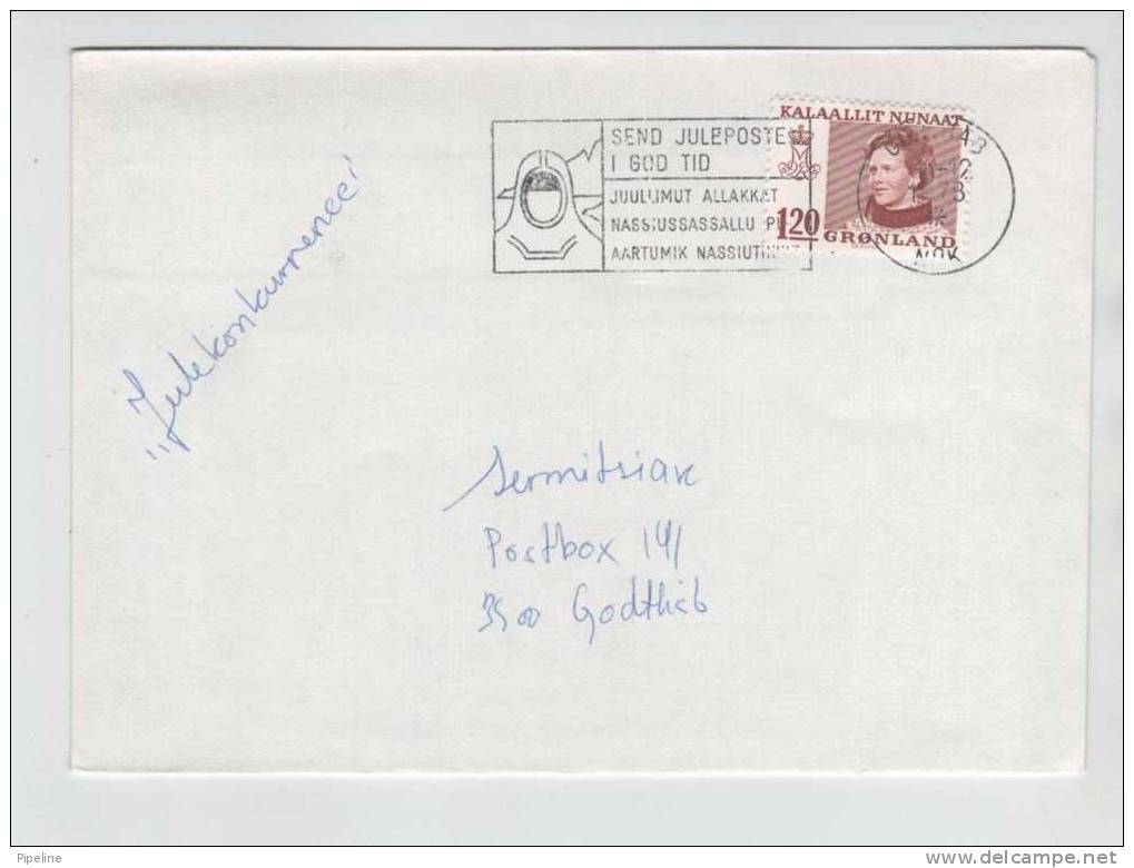 Greenland Cover Godthåb 11-12-1978 Christmas Cancel Post Early For Christmas - Altri & Non Classificati