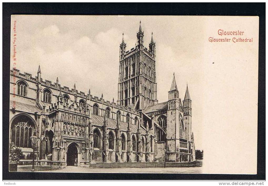 RB 667 - Early Stengel Postcard Gloucester Cathedral Gloucestershire - Gloucester
