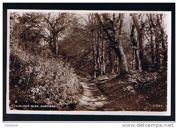 RB 667 - Real Photo Postcard Fairlight Glen Hastings Sussex - Hastings