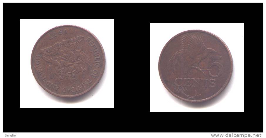 5 CENTS 1977 - Trinidad & Tobago