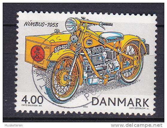 Denmark 2002 Mi. 1312   4.00 Kr Postal Vehicals Postfahrzeuge Motor Cycle Motorrad Nimbus (1953) - Gebraucht