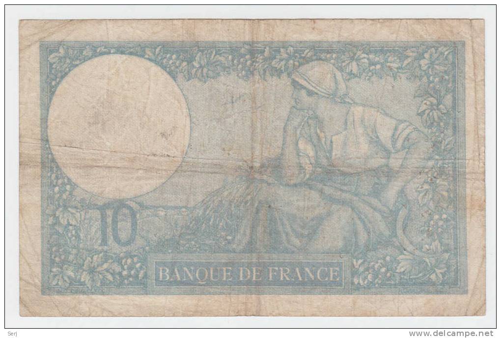 FRANCE 10 FRANCS 1940 P 84 - 10 F 1916-1942 ''Minerve''