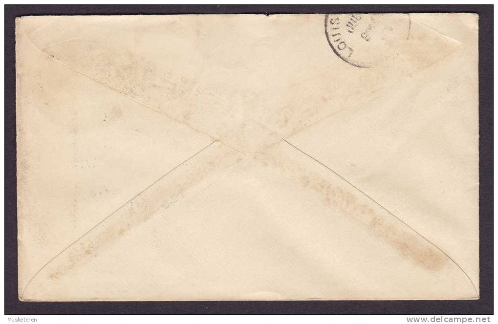 United States Private Postal Stationery Ganzsache PLANTERS BANK, HOPKINSVILLE Ky. 1893 Cover To LOUISVILLE - ...-1900