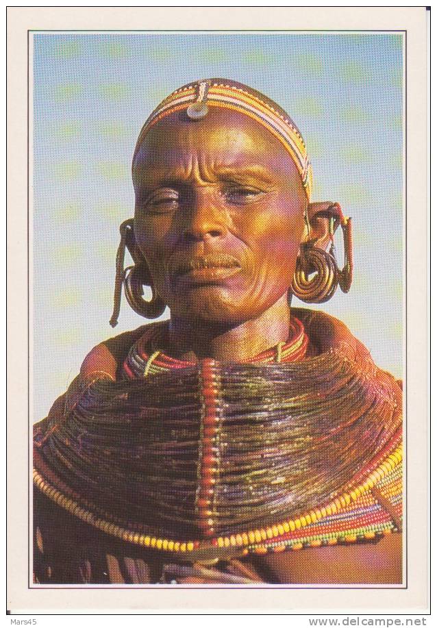 KENYA,FEMME SAMBURU,Woman In Tribal Costume,rare - Kenia