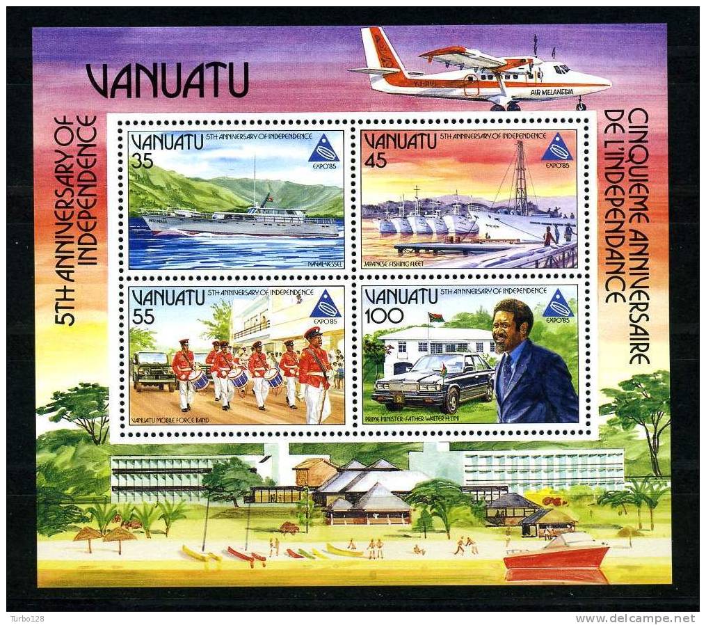 OCEANIE - VANUATU 1985  B.F.  N° 8** Neuf  Ier Choix. MNH. SUPERBE. (Bateaux, Boats, Ships) - Vanuatu (1980-...)