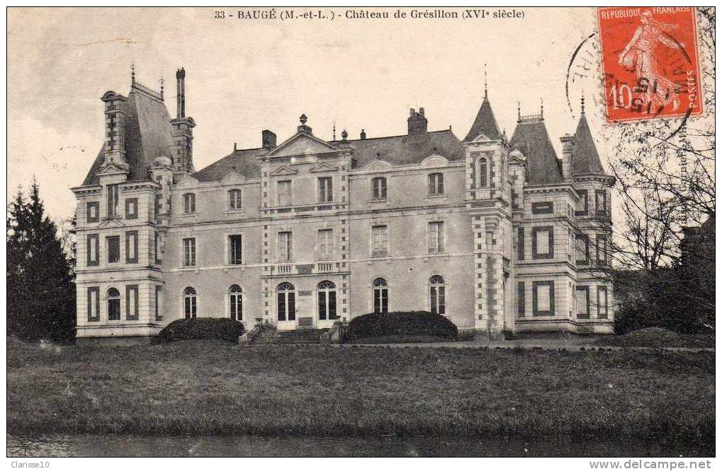 49 Baugé Chateau De Gresillon - Autres & Non Classés