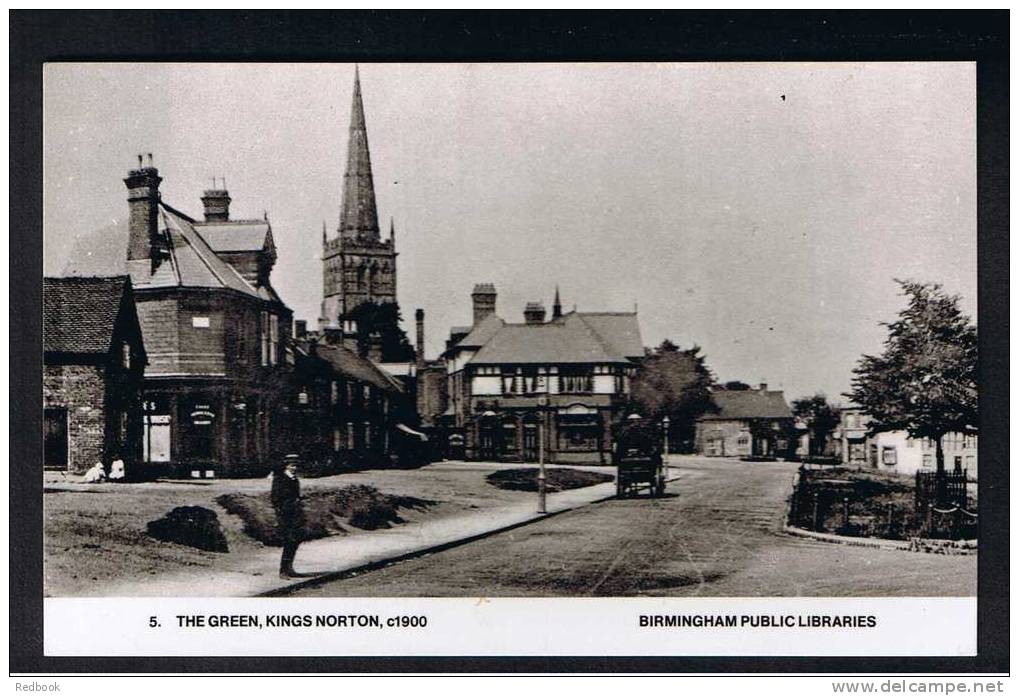 RB 669 -  Birmingham Postcard - The Green Kings Norton Circa 1900 - Birmingham