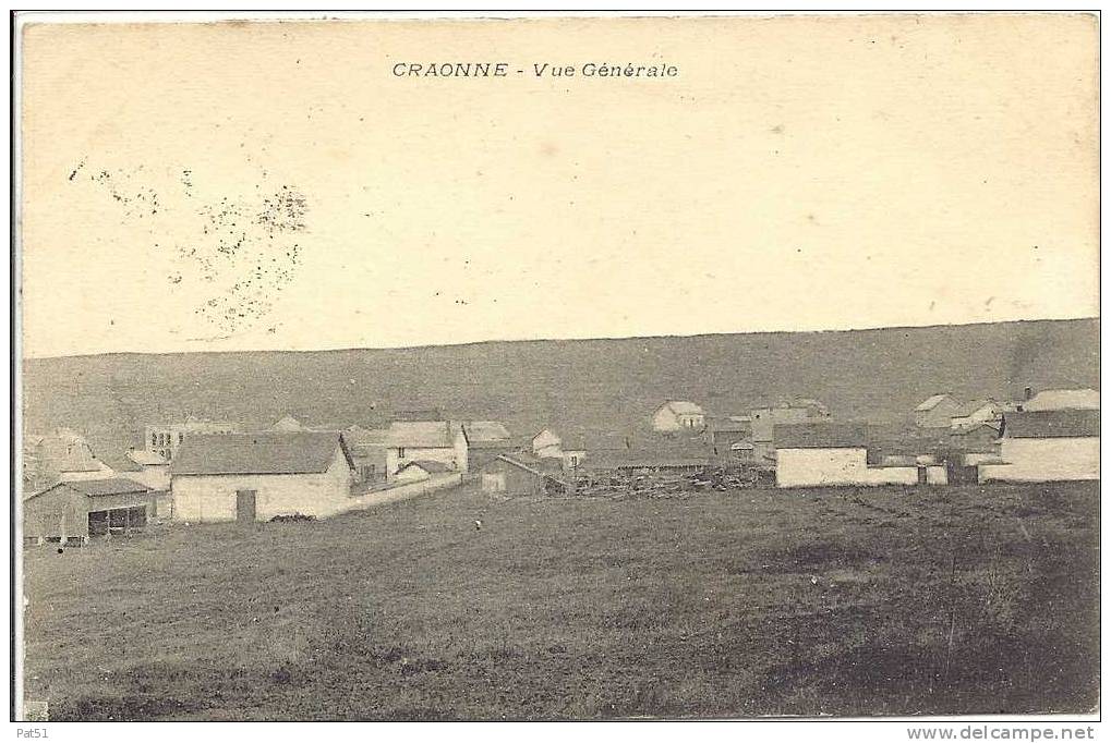 02 - Craonne  : Vue Générale - Craonne