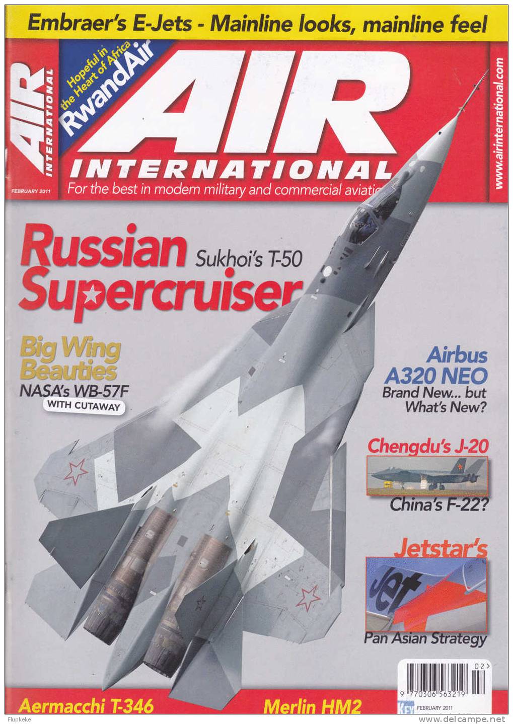 Air International 02 February 2011 Russian Supercruiser Sukhoi´s T50 Airbus A320 Neo - Armée/ Guerre