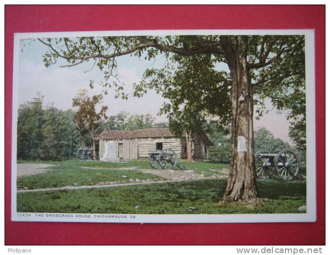 Chickamauga Park Ga -- The Snodgrass House   Detroit 1907  -------(ref 121) - Other & Unclassified