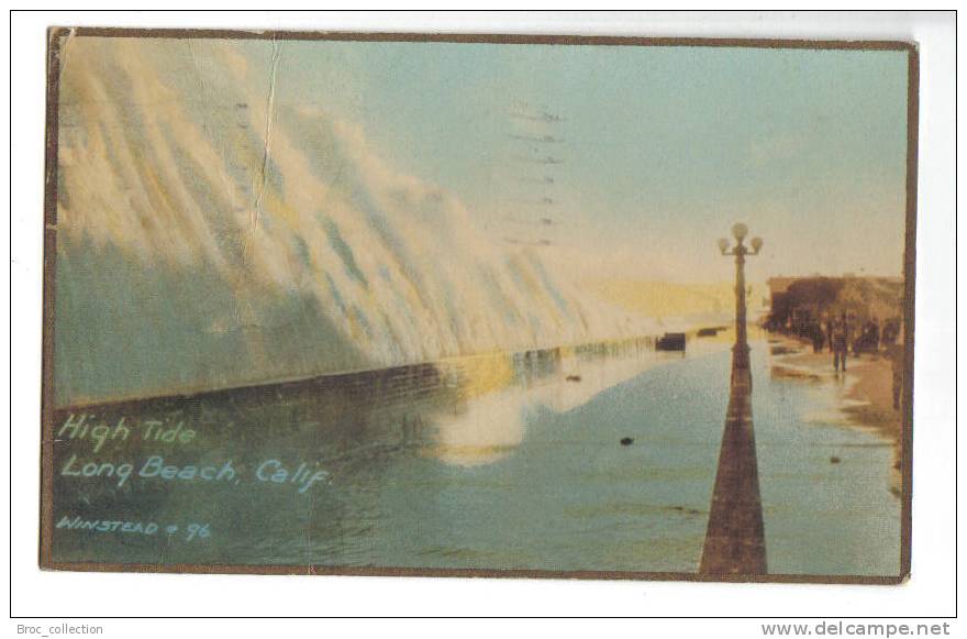 High Tide, Long Beach, Calif., 1937, California, Winstead 96 - Long Beach