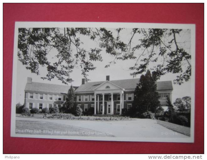 Real Photo   Cedartown Ga --Pheiffer Hall--- Ethyl Harpst Home  Ekc Box -------(ref 122) - Sonstige & Ohne Zuordnung