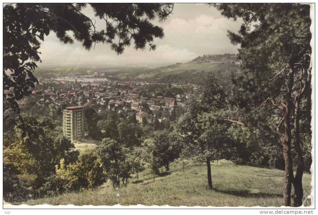 Lörrach, Topographie / Baden Mit Tüllinger Höhe, Karte Handcolouriert - Loerrach