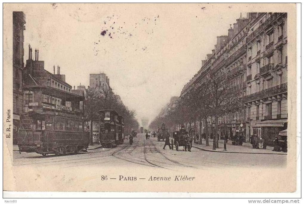 75016 PARIS Avenue Kleber Cpa Animée - District 16