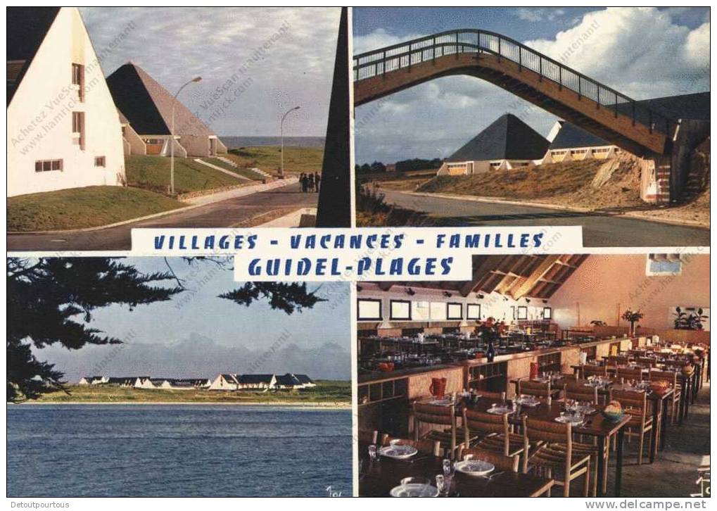 GUIDEL Morbihan 56 : VVF Village Vacances Familles ( Architecte André Gomis ) - Guidel