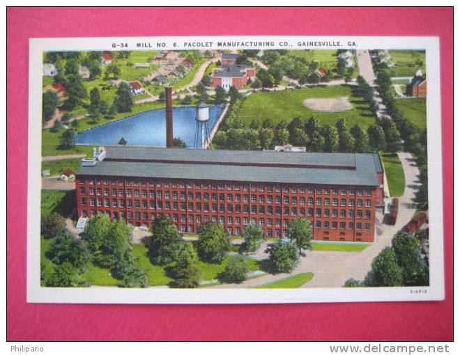 Gainesville Ga  Mill No 6 Pacolet Manufacturing Co   Linen-------(ref 123) - Sonstige & Ohne Zuordnung