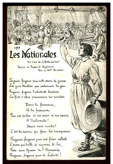 LES NATIONALES - Chanson De T. Guglielmi, Poilu Au 30° Territorial - (Illustration) - Edit. : Laffray - Patriotiques