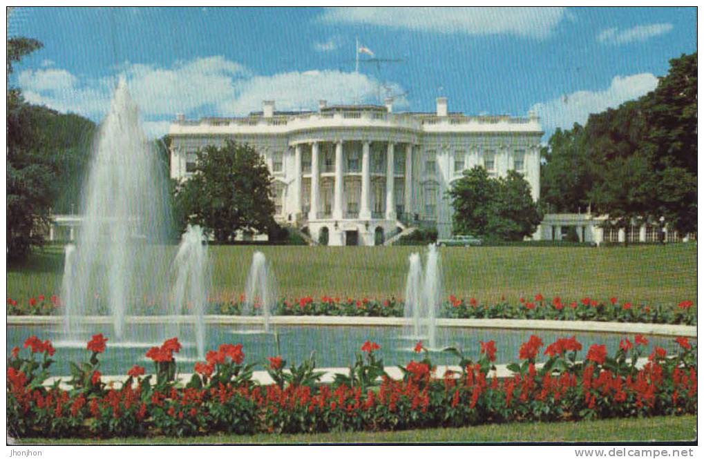 USA-Postcard 1977- The White House  - 2/scans - Washington DC