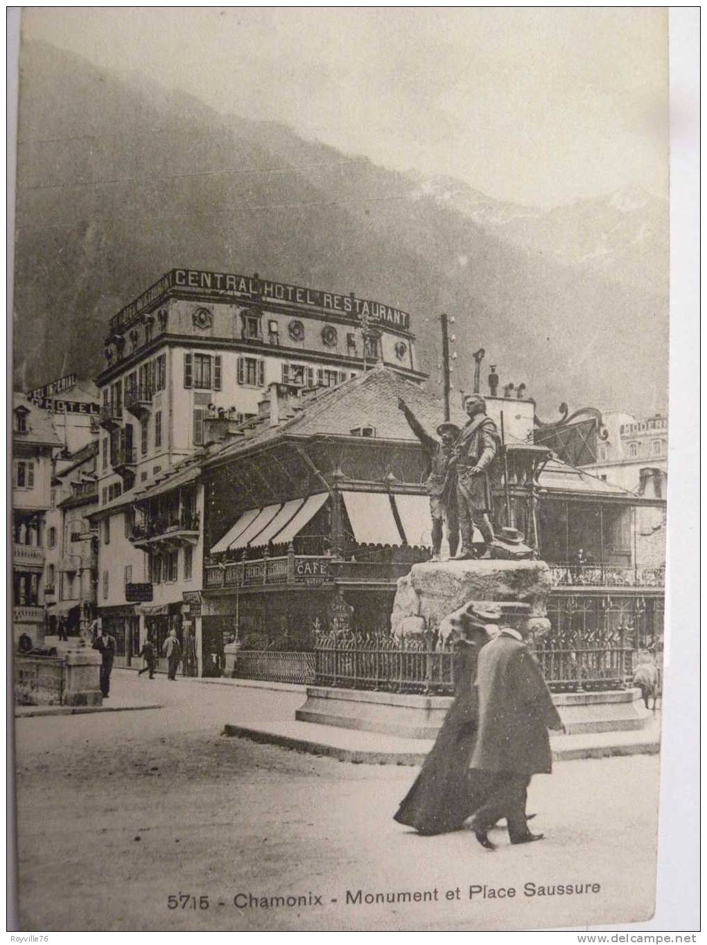 Chamonix, Monument De La Place De Saussure. Bon état. - Chamonix-Mont-Blanc