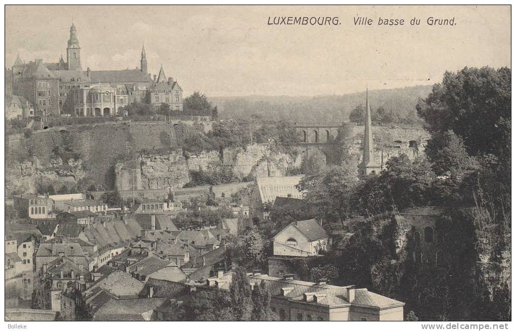 Luxembourg - Carte Postale De 1907 - Expédié Vers La Suisse - 1895 Adolphe Rechterzijde