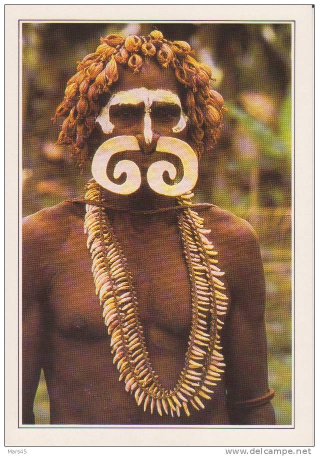 PAPOUASIE,Océanie,Papua New Guinéa,Nouvelle Guinée,Asmat Warrior,Guerrier Chasseur De Têtes Asmat - Papoea-Nieuw-Guinea