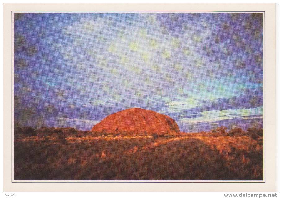 AUSTRALIE -  MONOLITHE D´AYERS ROCK - SCAN VERSO - DOS DIVISE - Uluru & The Olgas