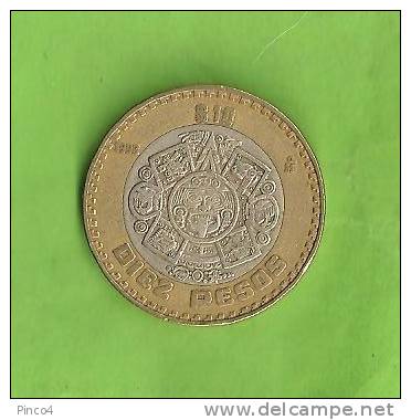 MEXICO - MESSICO 10 PESOS 1998 - Mexiko