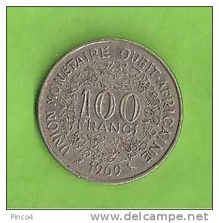 UNION MONETAIRE AFRIQUE DELL'OUEST  100 FRANCS 1969 - Autres – Afrique