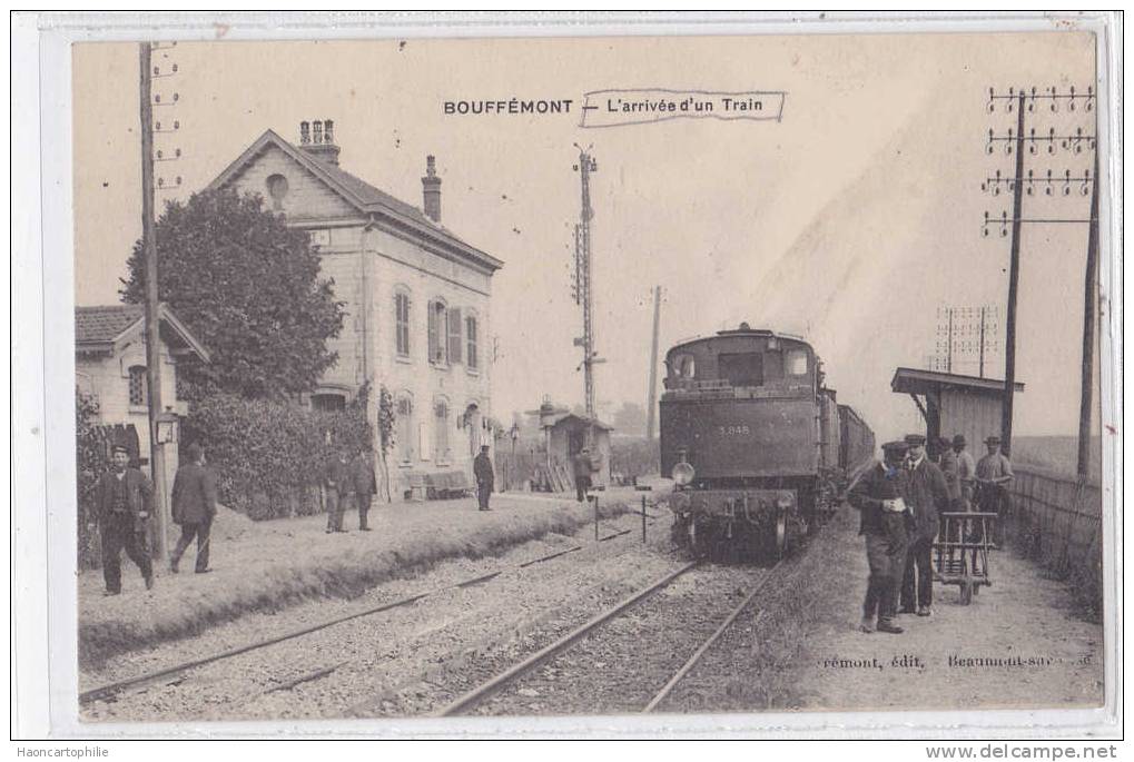 Bouffémont : La Gare, Train - Bouffémont