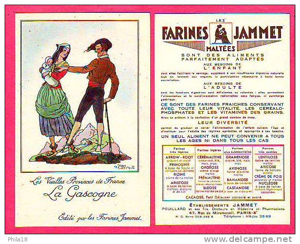 5 CARTES LES VIEILLES PROVINCES DE FRANCE LE LANGUEDOC, LA GUYENNE,ETC ILLUSTRATEUR  JEAN DROIT PUB FARINES JAMET - Droit