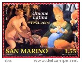 REPUBBLICA DI SAN MARINO - ANNO 2004 - UNIONE LATINA ** MNH - Unused Stamps