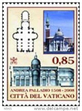 CITTA´ DEL VATICANO - VATIKAN STATE - ANNO 2008 -  ANDREA PALLADIO   - ** MNH - Ongebruikt