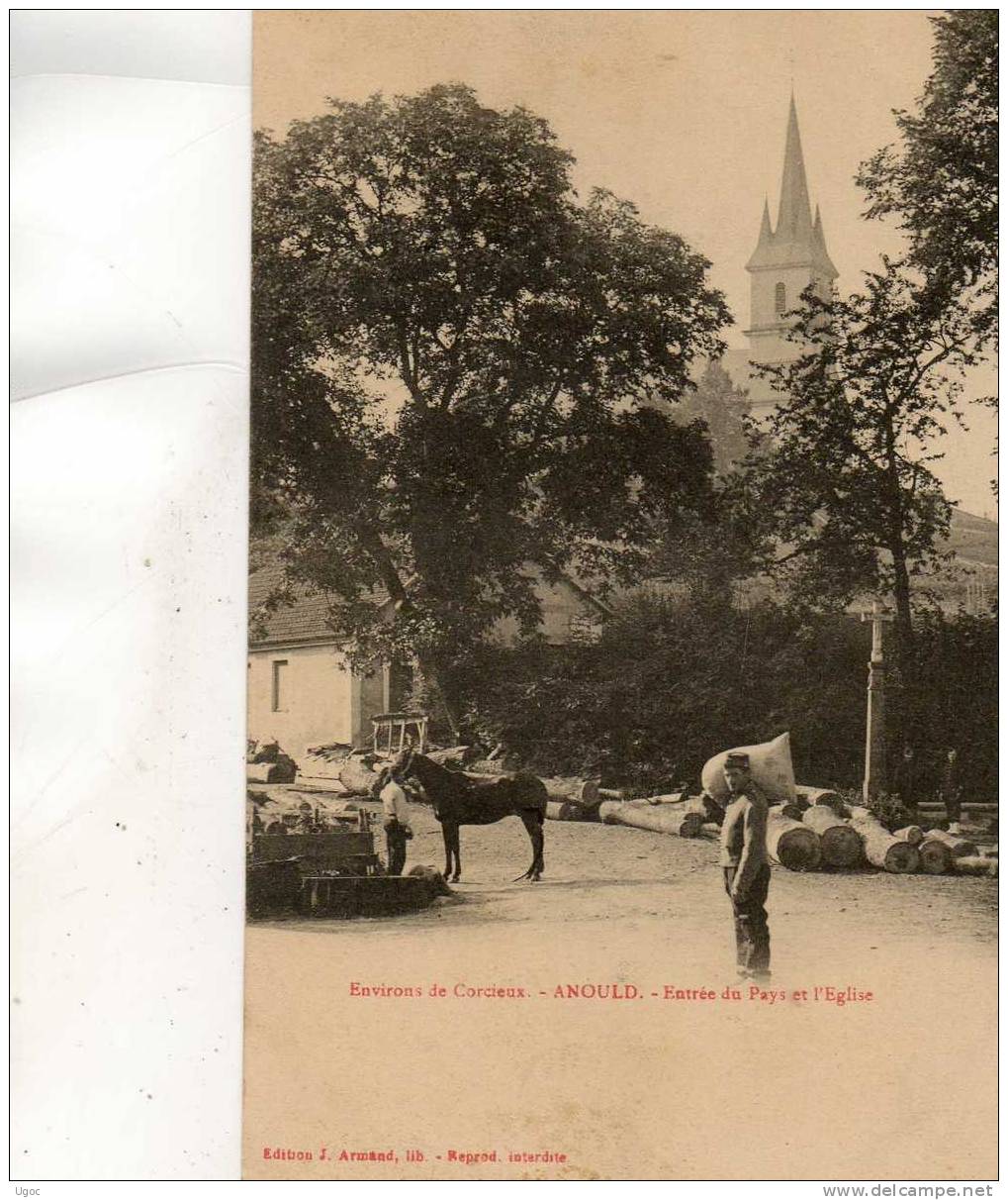 CPA - 88 - ANOULD - Entrée Du Pays Et église - 001 - Anould