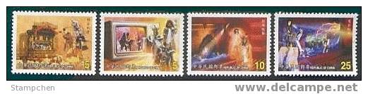 2003 Taiwanese Puppet Opera Stamps TV Cinema Music - Puppets