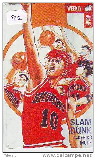 Télécarte Japon Sport * BASKET BALL (812) Basketball Japan Phonecard Telefonkarte * - Deportes