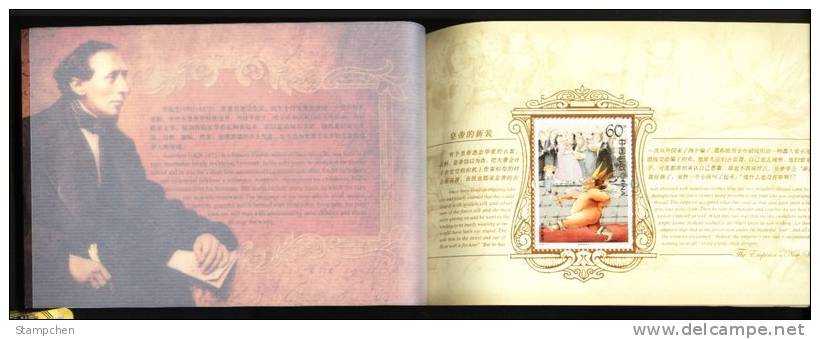 China 2005-12 Andersen Fairy Tale Stamps Booklet Duck Castle Flower Fish Book SB29 - Patos