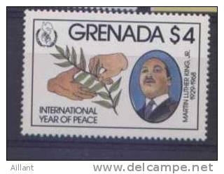 Grenada. Martin Luther King. International Year Of Peace. - Martin Luther King