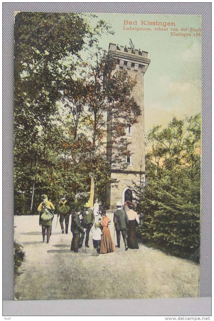 Bad Kissingen - Ludwigsturm, Erbaut Von Der Stad Kissingen 1881 - Original-Eigentum Gebr. Metz, Tübingen - 1905 - 36550 - Bad Kissingen