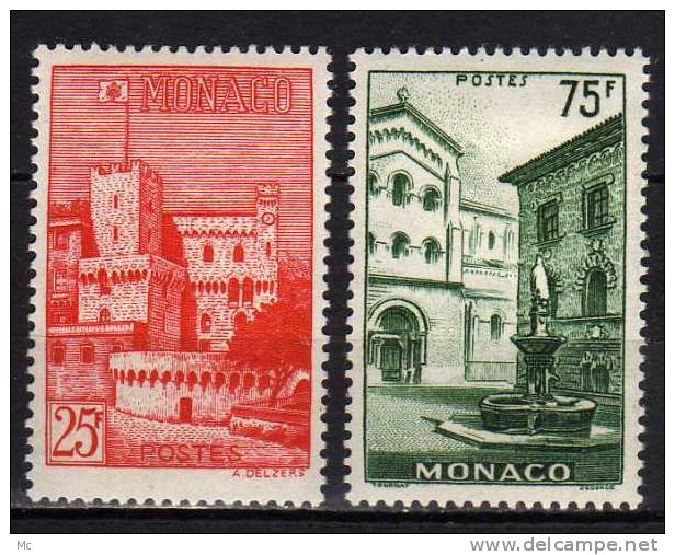 Monaco N° 397 / 398 Neufs Avec Charnière * - Neufs