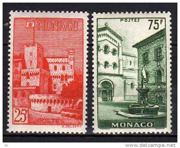 Monaco N° 397 / 398 Neufs Avec Charnière * - Neufs