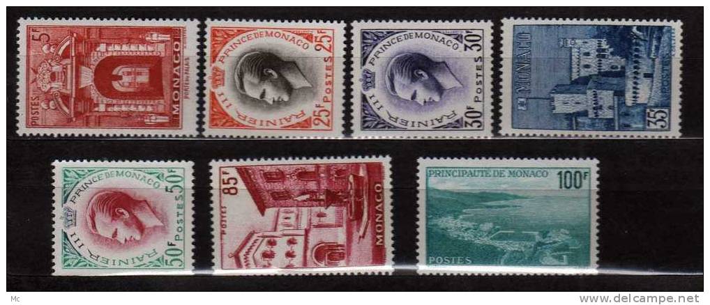 Monaco N° 503 / 509 Neufs Avec Charnière * - Neufs