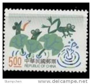 Sc#3166 1998 Children Folk Rhyme Stamp Frog Lotus Bug Insect - Rane